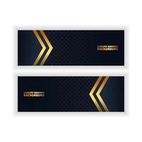 luxury background light with abstract color modern technology banner gold vector