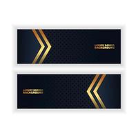 luxury background light with abstract color modern technology banner gold vector