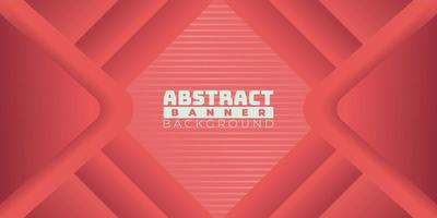 abstract banner background with red color, good for banner, flyer etc. vector illustration