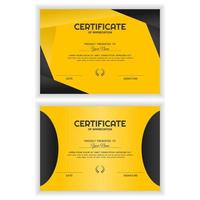 Bundle Creative Certificate of Appreciation Award Template vector