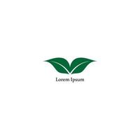 Save our planet logo concept isolated on white background. Nature logo design template. Twin green leaf illustration. Save the earth. Save our planet. vector