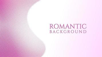 Halftone Background Design Template, Abstract Dots Pattern Illustration, Retro Texture Element, Pink Violet Gradation, Romantic Color, Valentine Day vector
