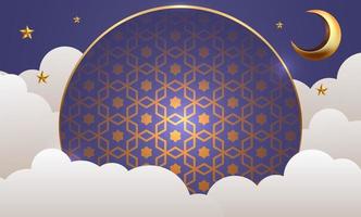 ramadan kareem banner background design illustration
