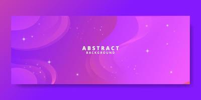 Abstract Violet Fluid Wave Banner Template vector