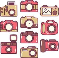 Camera Element Doodle Illustration vector