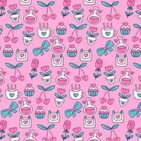 Valentine Day Pattern Background vector