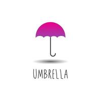 Umbrella Vector, Pink, Violet, Purple, Design Template vector