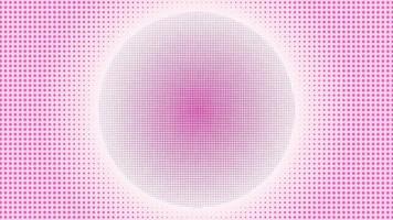 plantilla de diseño de fondo de medio tono con elemento de forma de elipse grande, arte pop, ilustración de patrón de puntos abstractos, gradación violeta rosa, color romántico, día de San Valentín, lunares, lunares vector