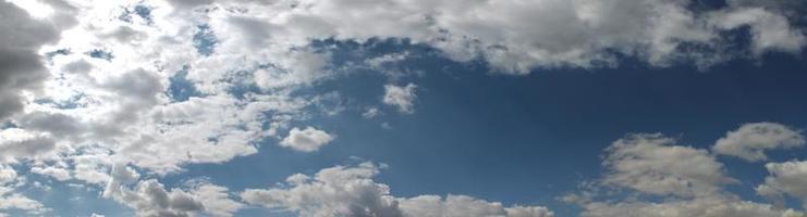 Stunning colorful sky panorama showing beautiful cloud formations in high resolution photo