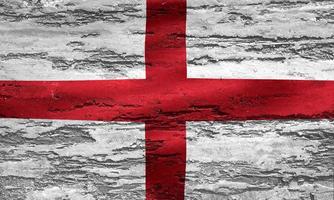 England flag - realistic waving fabric flag photo