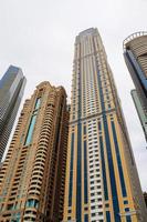 Luxury modern skyscrapers in the center of Dubai city. United Arab Emirates. photo