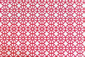 Red circles on white background photo
