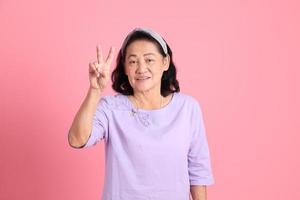 Senior Asian Woman photo