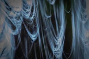 Wave abstraction. Gray blue black background. Science theme. photo