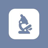 Microscope icon, research, laboratory, microscope pictogram, isolated icon, vector illustration