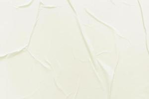 Blank white paper is crumpled texture background. Crumpled paper texture backgrounds for various purposes photo