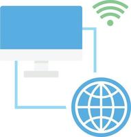 Connection Line Internet vector