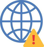 Internet Warning Attention vector