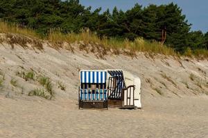 2 beach chairs dune photo