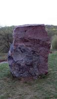 piedra roja de granito foto