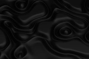 Black background with volume lines. Abstract three-dimensional wavy band 3d rendering photo