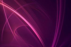 Tender dark pink and purple smooth wavy surface design 3d illustration. Abstract gradient wave background in technology and futuristic style photo