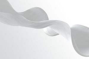 White and gray fabric silk background. Elegant 3d illustration photo