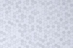 White small hexagonal shape surface. Abstract geometric 3d rendering background photo