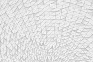 White small architecture triangle mosaic surface. Abstract geometric 3d illustration background photo