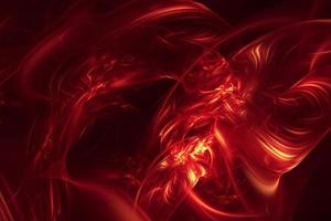 Abstract smoky wave 3d illustration. Futuristic light effect background photo