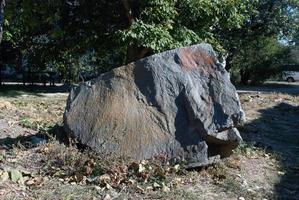 large granite stone photo