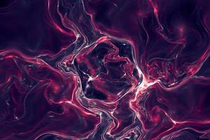Abstract liquid swirl background in the tech and futuristic style. Fluid wave 3d rendering photo