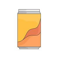 drink can flat and simple icon vector