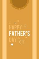 happy father's day greeting card to celebrate father's day vector