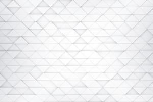 Abstract white mosaic wall background design. Clean and modern geometric 3d rendering photo