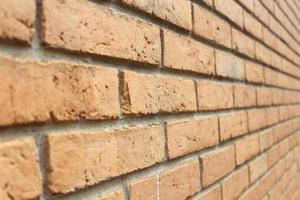 Red brick wall background photo