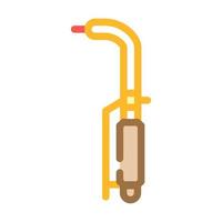 gas burner tool color icon vector illustration