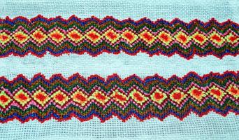 pattern embroidery thread photo