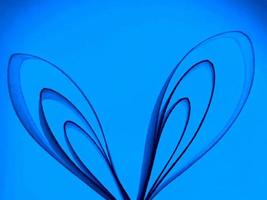 vibrant colourful blue ribbon high quality image or photograph photo