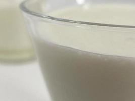 milk in glass or bottle for world milk day photo