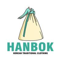 HANBOK Korean Traditional Clothing vector