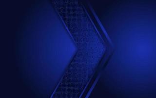 Abstract blue background with dynamic shape vector