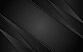 Abstract dynamic black background design vector