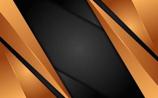 combinación naranja dinámica abstracta con diseño de fondo negro. vector