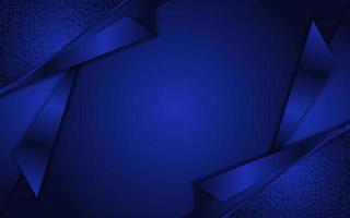 Abstract blue background with dynamic shape vector