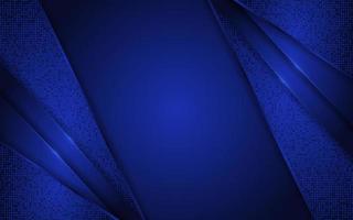 Abstract blue background with dynamic shape vector