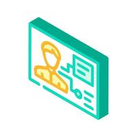 client analysis kyc isometric icon vector illustration