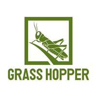 grasshopper design icon logo vector