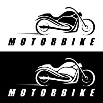 moto diseño icono logo vector art