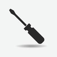 Screwdriver icon vector. vector